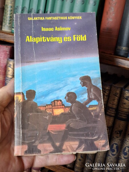 Sci-fi IKON 1989-első  magyar kiadás!  ASIMOV- ALAPITVÁNY ÉS FÖLD-GALAKTIKA FANTASZTIKUS KÖNYVEK