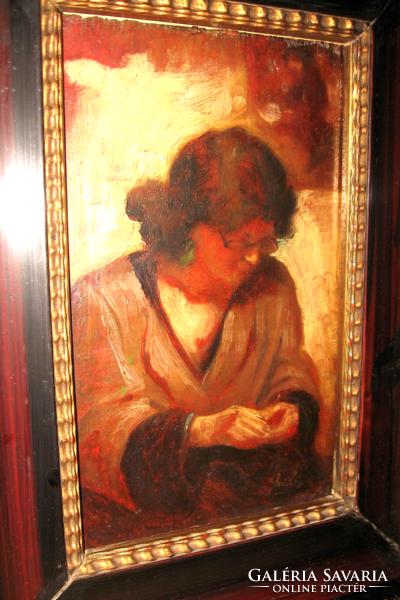GARANTÁLTAN EREDETI CSODÁS SZÜLE PÉTER / 1886-1944 /  KÉP :  DIÓ PUCOLÓ