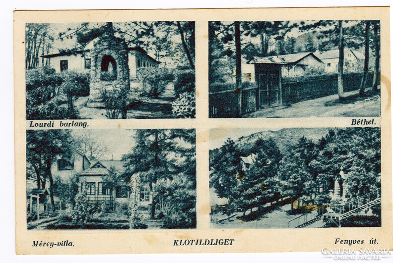 Klotildliget - képeslap