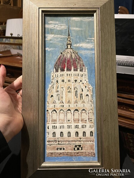 Fire enamel parliament with ff mark