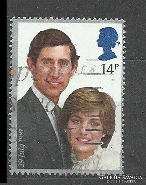 English 14 p Stamp