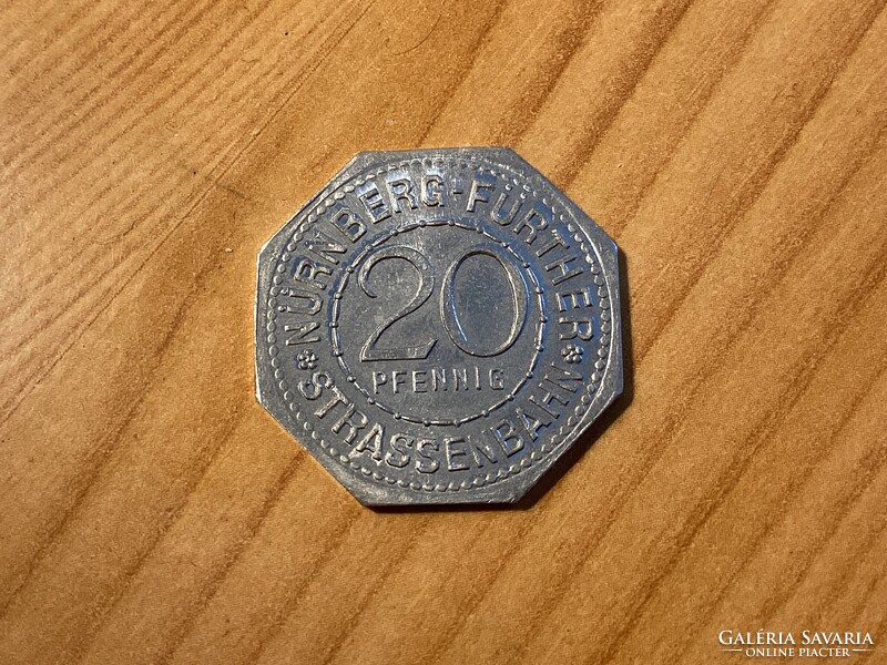 Német szükségpénz , 20 pfennig értékű. ( P09 )