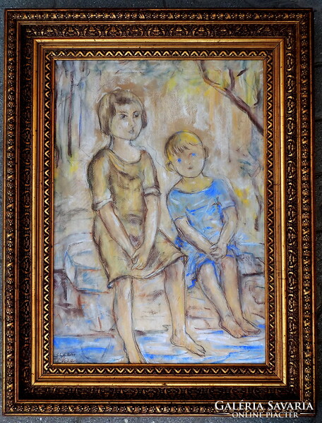 Csabai Ékes Lajos: 1890-1944 Eredetiség igazolással SZÁMLÁVAL