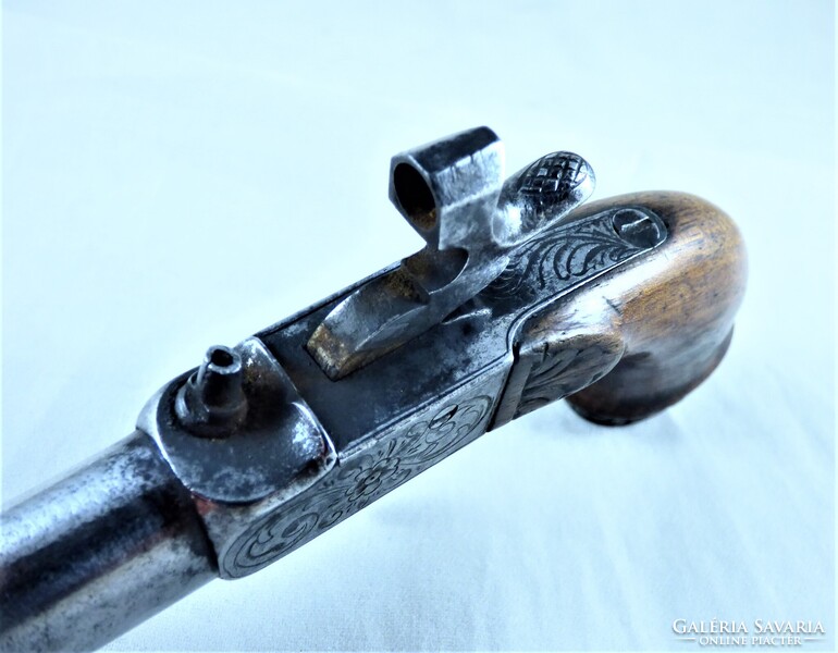 CSODASZÉP, ANTIK, ELÖLTÖLTŐS PISZTOLY, CA. 1820!!!