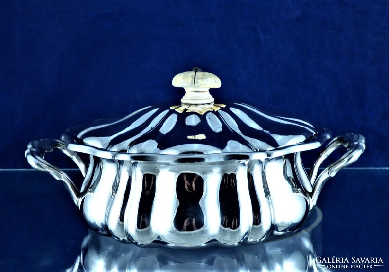 STUNNING, VERY RARE ANTIQUE SILVER CANDY HOLDER, TRAY, VIENNA, 1847!!!