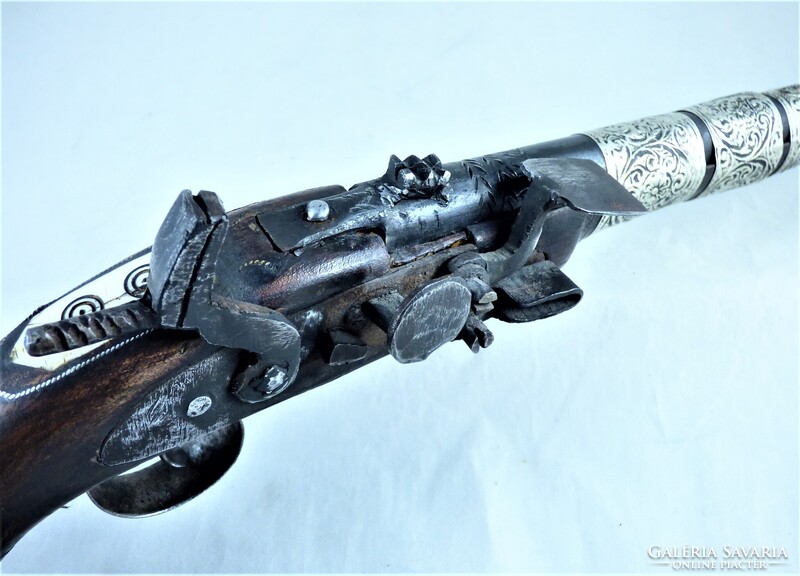 VERY NICE, CLAY PISTOL, CASTLE DECORATION!!!