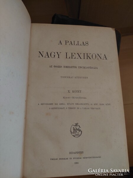 A Pallas Nagy Lexikona 1-16. kötet