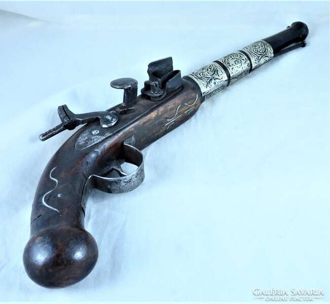 VERY NICE, CLAY PISTOL, CASTLE DECORATION!!!
