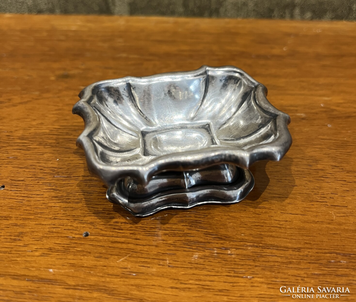 Antique Silver Spice Container, 1855