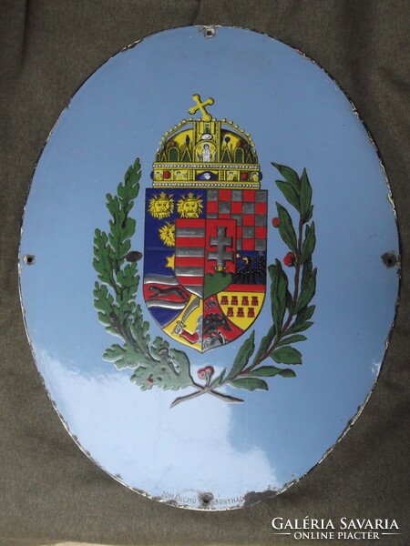 Magyar középcímer a monarchiából. 63 x 49,5 cm