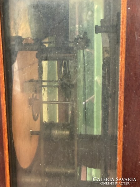 Hollóházi antique Biedermeier wall clock