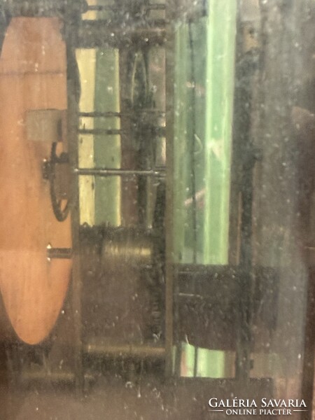 Hollóházi antique Biedermeier wall clock