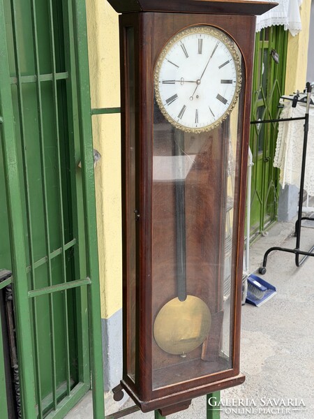 Hollóházi antique Biedermeier wall clock