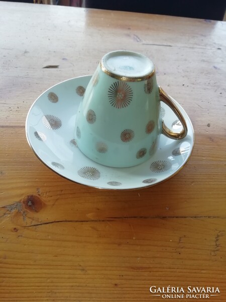 Porcelain Coffee Cup + Saucer Antique in the condition shown in the pictures. MANY AUCTIONS, DEALS, TAKE THEM ALL