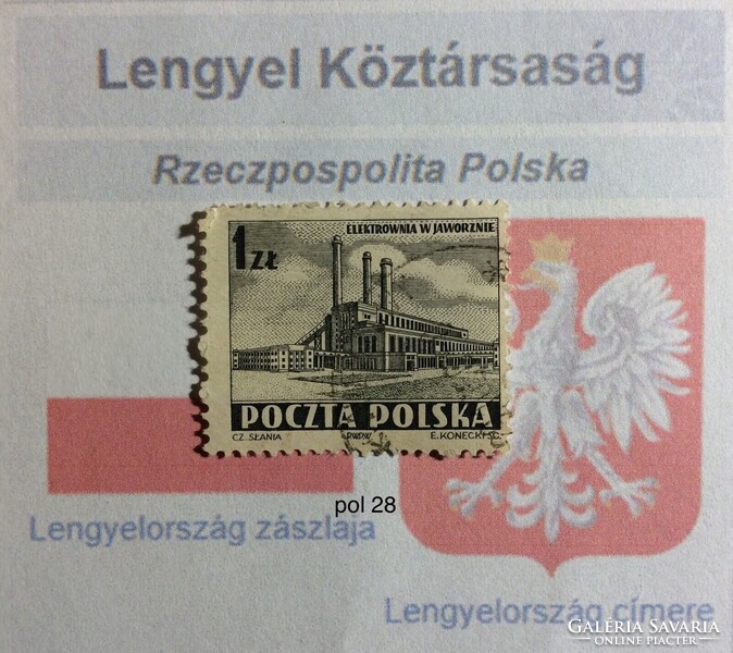 Lengyel bėlyeg -hiánypótl. ( pol 28)