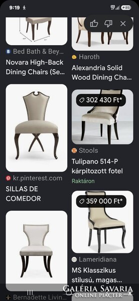 2db Artdeco szék páros