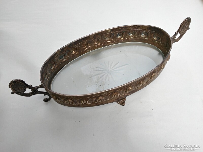 Silver-plated Baroque Centerpiece, in good condition.