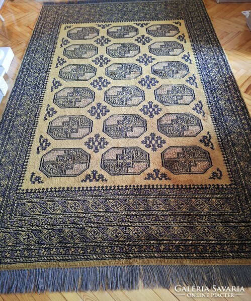 BLOSSOM HAND-KNOTTED CASHMERE AFGHAN WOOL RUG! 333X203CM!