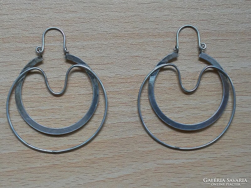 Silver Earrings Pair, in good condition.