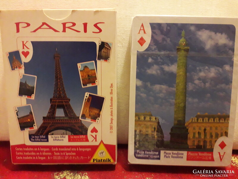 Piatnik Paris  francia kártya Eiffel torony  új bontatlan