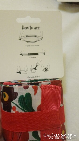 Pillangó népi mintás óriási összehajtható BAG – 65×45 cm