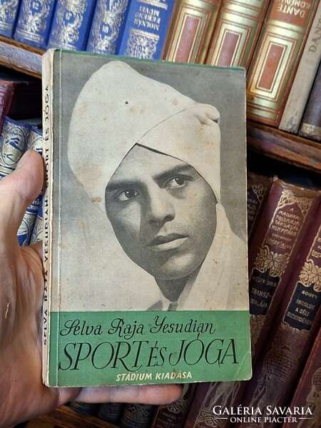 SELVA RAJA YESUDIAN:SPORT ÉS JÓGA -STÁDIUM KIADÁS 1942 extrém ritka ilyen állapotban!!!