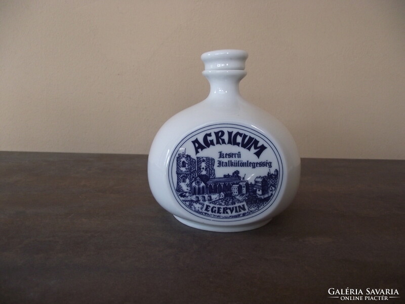 Alföldi Egervin Agricum bitter beverage specialty bottle flask