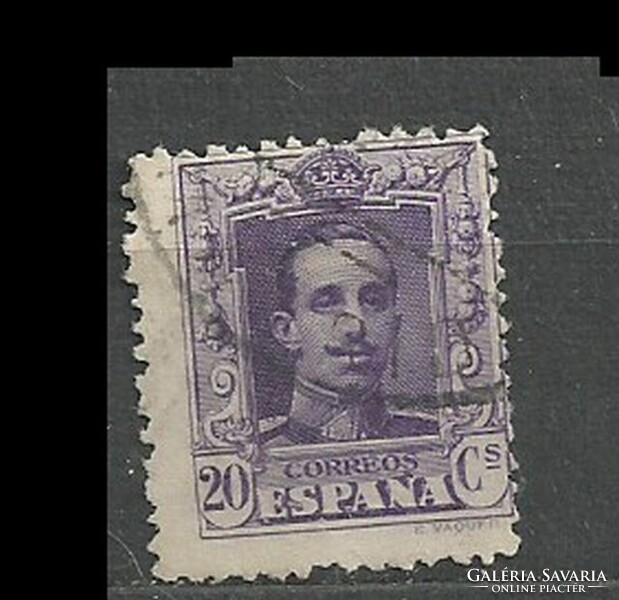Spanish 20 centimes stamp