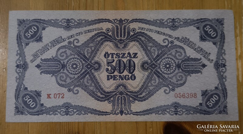 500 Pengő 1945 – Magyar Nemzeti Bank