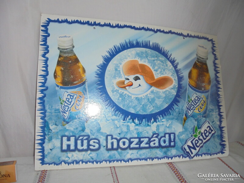 NESTEA kétoldalas karton reklámtábla