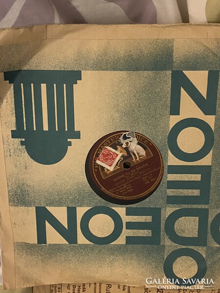 Rare Gramophone Record (78 RPM) - Cselényi József: My Little Baby / The Long Last Night (His M