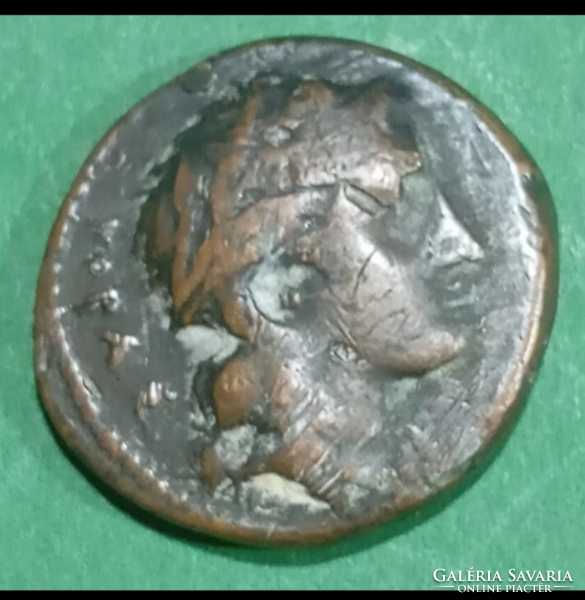 Greek Agathokles of Sicily, 317-304 BC, Bronze Tetradrachm, Good Condition