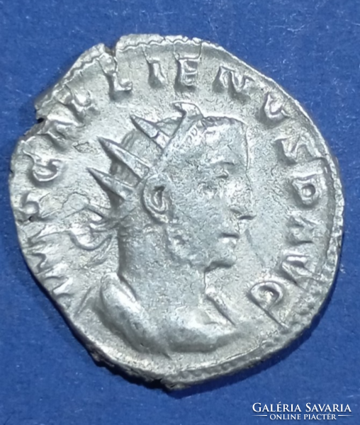 Gallienus császár római ezüst denár, szép állapotban, i.u. 253-268