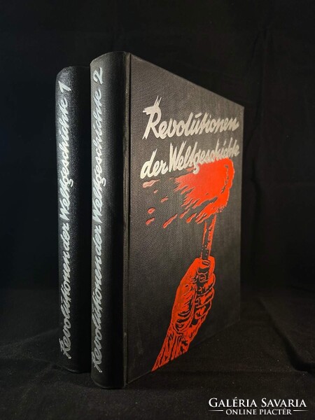1933-német gótbertűs újszerű gyűjtői WULF BLEY: REVOLUTIONEN DER WELTGESCHICHTE-I-II (III.BIRODALOM)
