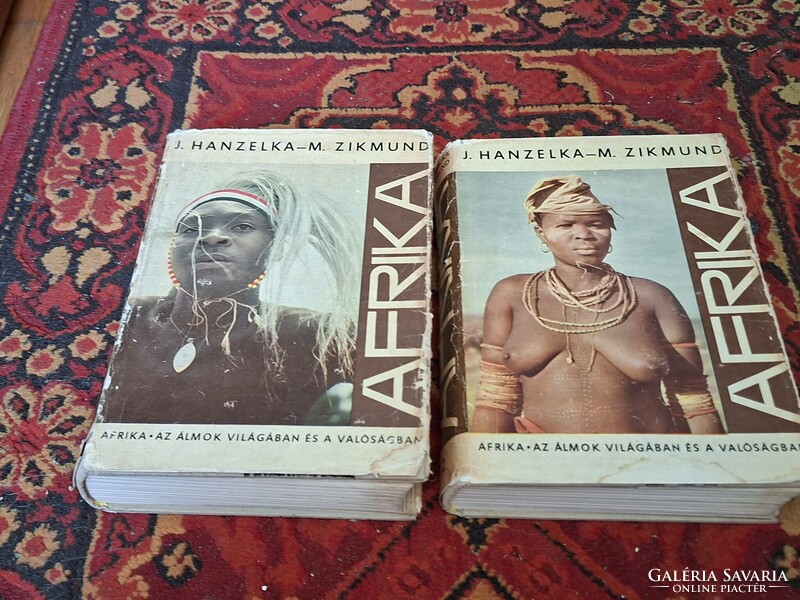 1967-HANZELKA-ZIKMUND : AFRICA IN THE WORLD OF DREAMS AND THE  I-II. ( complete!)  POZSONYI edition