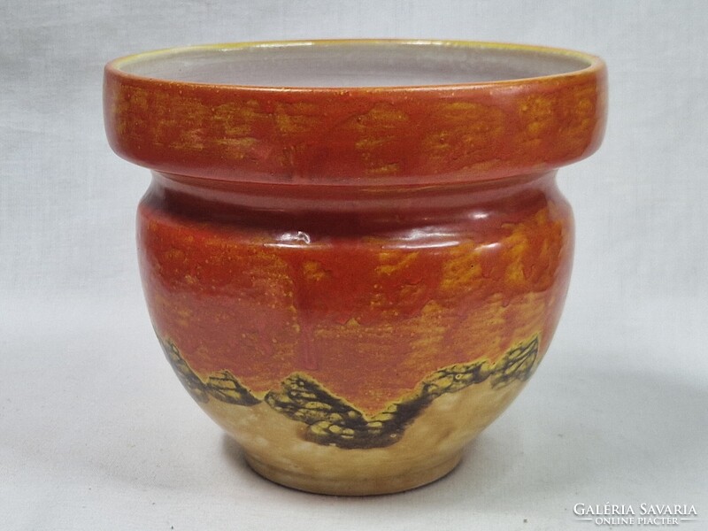 Rare Mihály Béla Signed Art Ceramic Pot in Perfect Condition 14 cm Tall