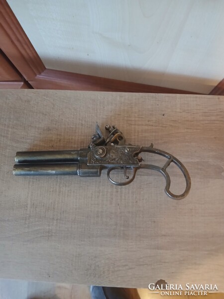 Old Double-Barreled Pistol