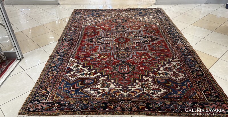 4548 UNMISSABLE Iranian Heriz Hand-Knotted Wool Persian Rug 200X300CM