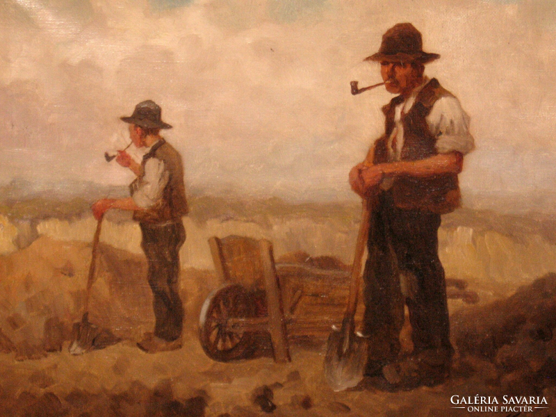 GARANTÁLTAN  EREDETI CSODÁS KRUPKA FERENC / 1870-1928 / : KUBIKUSOK