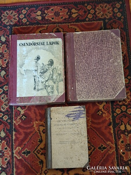 1940/41-anno statáriálisan betiltott CSENDŐRSÉGI LAPOK egybekötve 2 kötet + csendőr BTK ajándék!