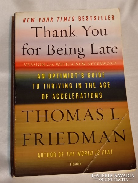 Thank you for Being Late Paper Back Book