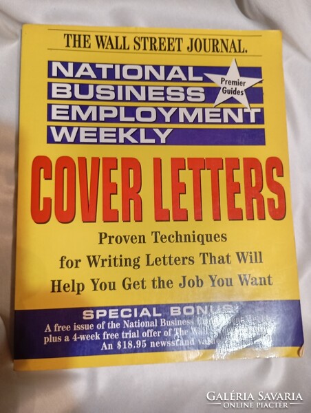 Cover Letters Book Wall Street Journal