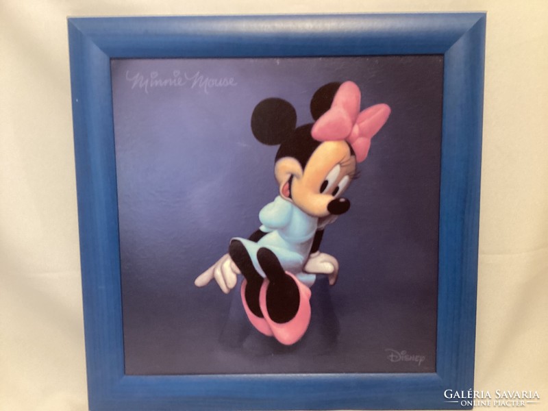 Mini mouse print, for children's room.