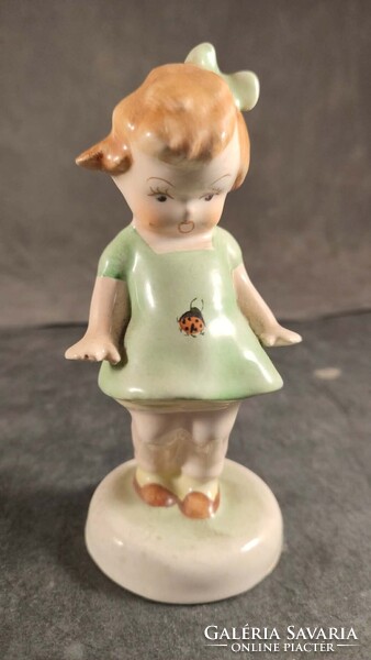 Porcelain Ladybug Figurine 612